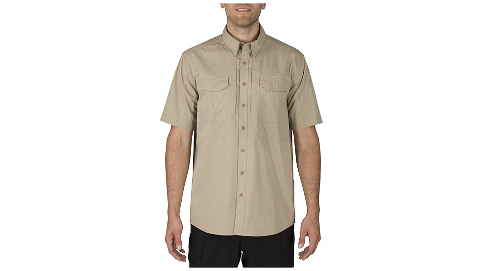5.11 Tactical Stryke Shirt S/S - Mens, Khaki, 3XL, 71354ABR-055-3XL