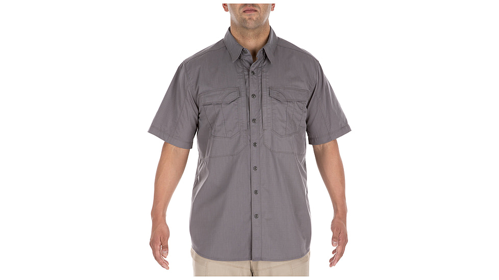 5.11 Tactical Stryke Shirt S/S - Mens, Storm, 3XL, 71354ABR-092-3XL