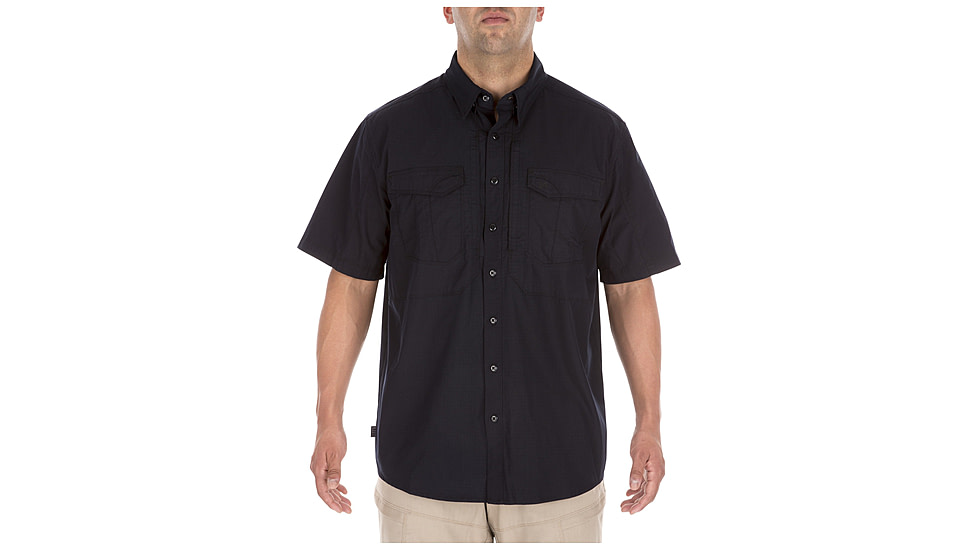 5.11 Tactical Stryke Shirt S/S - Mens, Dark Navy, XL, 71354ABR-724-XL