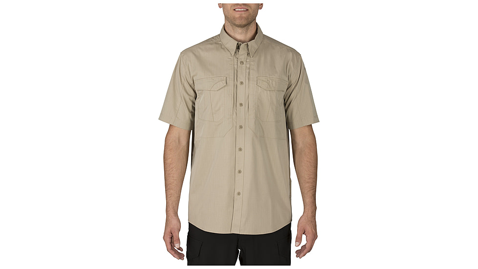 5.11 Tactical Stryke Shirt S/S - Mens, Khaki, 2XL, 71354ABR-055-2XL