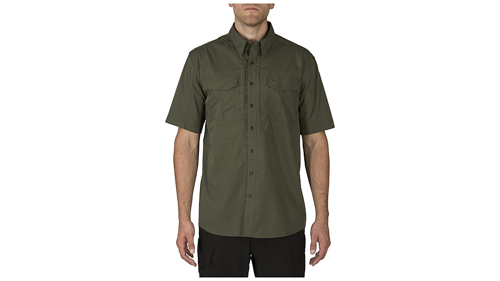 5.11 Tactical Stryke Shirt S/S - Mens, TDU Green, XL, 71354ABR-190-XL