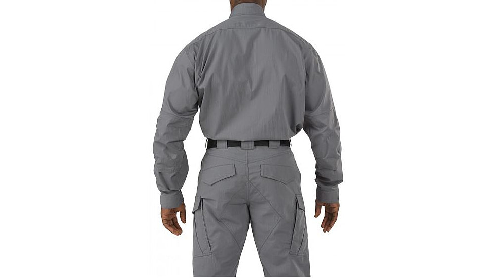 5.11 Tactical Stryke TDU Long Sleeve Shirt - Men's, Storm, L, 72416-092-L