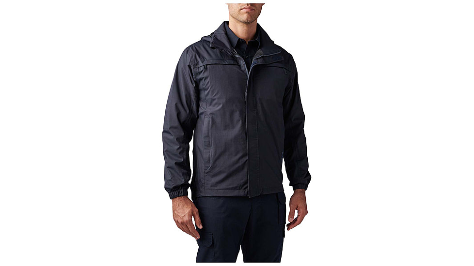 5.11 Tactical Tac-Dry Rainshell 2.0 Jacket - Mens, Dark Navy, 2XL, 48372ABR-724-2XL