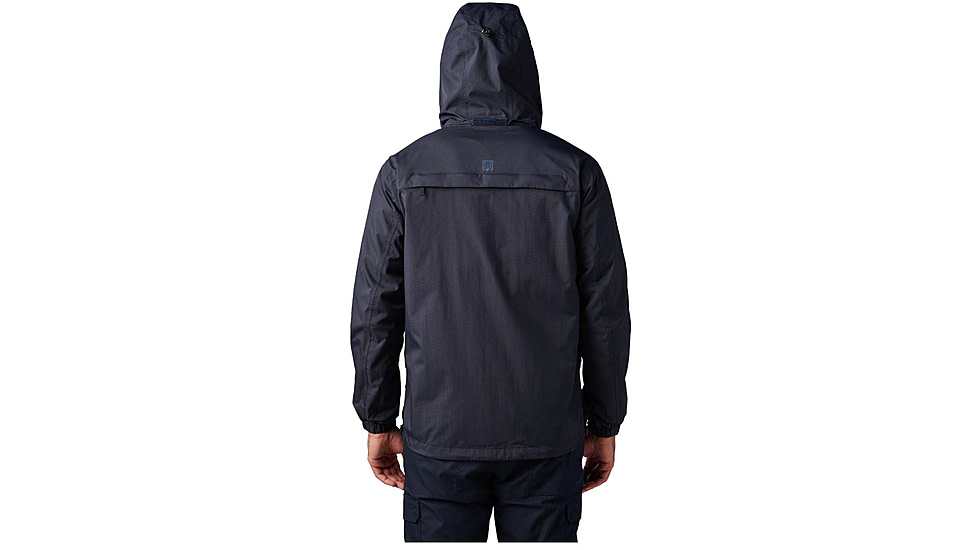 5.11 Tactical Tac-Dry Rainshell 2.0 Jacket - Mens, Dark Navy, 2XL, 48372ABR-724-2XL