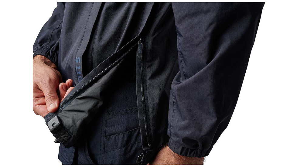 5.11 Tactical Tac-Dry Rainshell 2.0 Jacket - Mens, Dark Navy, 2XL, 48372ABR-724-2XL