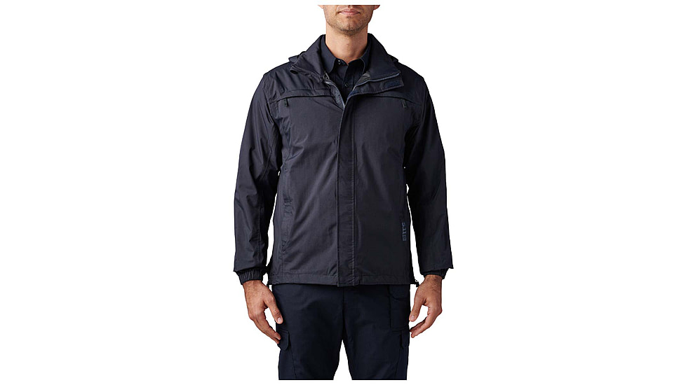 5.11 Tactical Tac-Dry Rainshell 2.0 Jacket - Mens, Dark Navy, 2XL, 48372ABR-724-2XL
