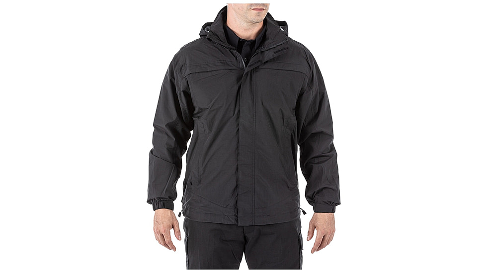 5.11 Tactical Tac-dry Rainshell 2.0, Black, 48372ABR-019-L
