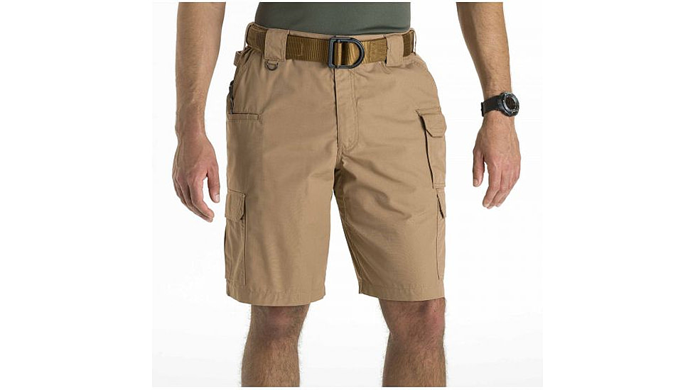 5.11 Tactical Taclite Pro 11in Ripstop Shorts - Mens, Coyote, 34, 73308ABR-120-34-R