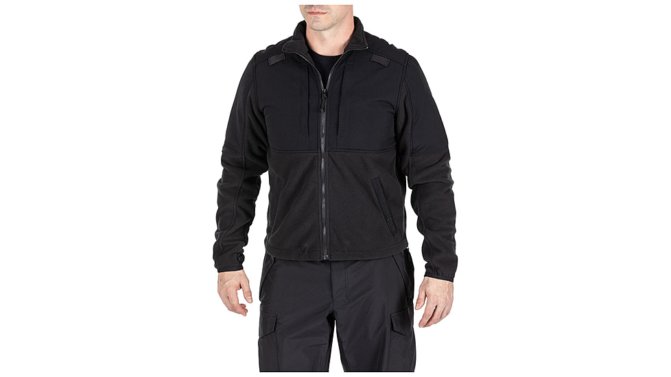 5.11 Tactical Tactical Fleece 2.0 Jacket - Mens, Black, 3XL, 78026ABR-019-3XL