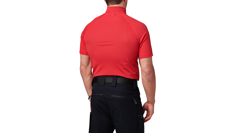 5.11 Tactical V.XI Sigurd Short Sleeve Shirt - Men's, Range Red, Regular, Medium, 41288-477-M-R