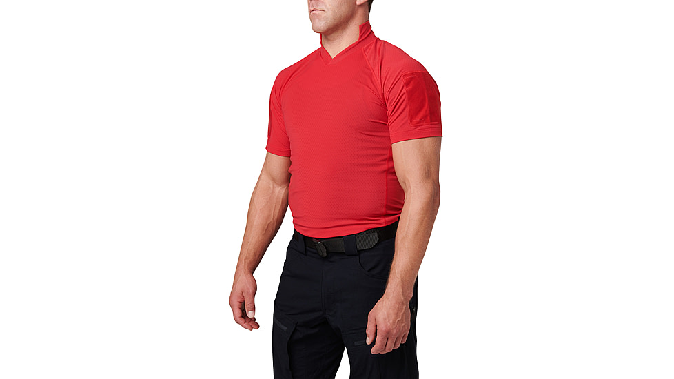 5.11 Tactical V.XI Sigurd Short Sleeve Shirt - Mens, Range Red, XS, Regular, 41288-477-XS-R