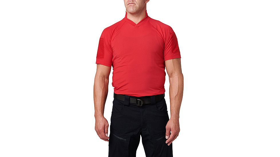 5.11 Tactical V.XI Sigurd Short Sleeve Shirt - Mens, Range Red, XS, Regular, 41288-477-XS-R