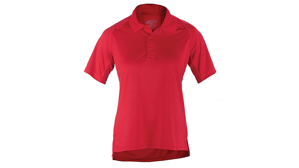 5.11 Tactical Performance Short Sleeve Polo Shirt - Women's, Range Red, M, 61165-477-M