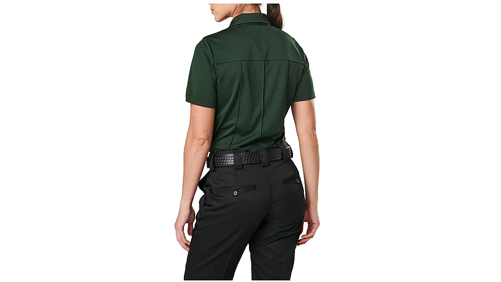 5.11 Tactical Womens Class A Uniform Short Sleeve Polo, Le Green - 61328-860-M