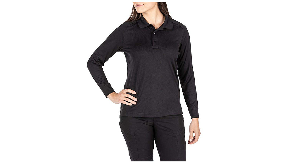 5.11 Tactical Womens Performance Long Sleeve Polo - 62408-018-L