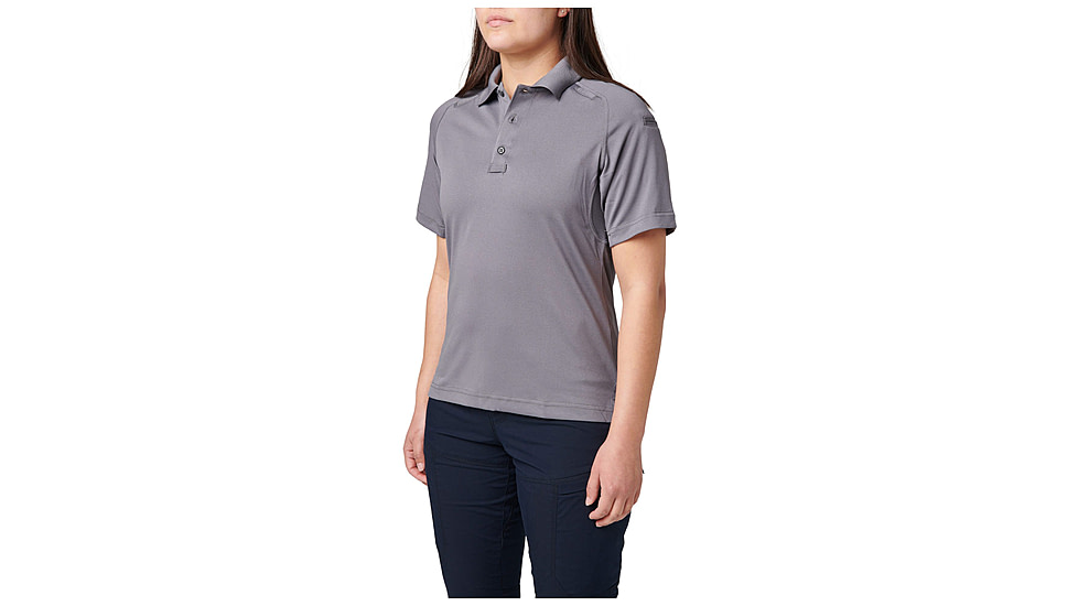 5.11 Tactical Performance Short Sleeve Polo - Women's, Storm, Extra Large, 61165-092-XL