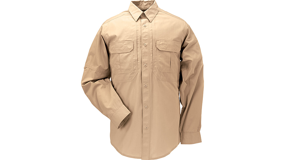 5.11 Tactical Taclite Pro L/S Shirt - Mens, Coyote, S, 72175ABR-120-S