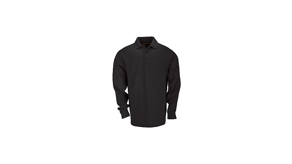 5.11 Tactical Tactical Long Sleeve Polo - Men's, Black, 3XL, 72360-019-3XL