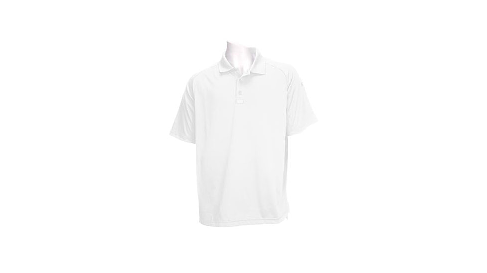 5.11 Tactical Performance Short Sleeve Polo - Men's, Large, Regular, White, 71049-010-L