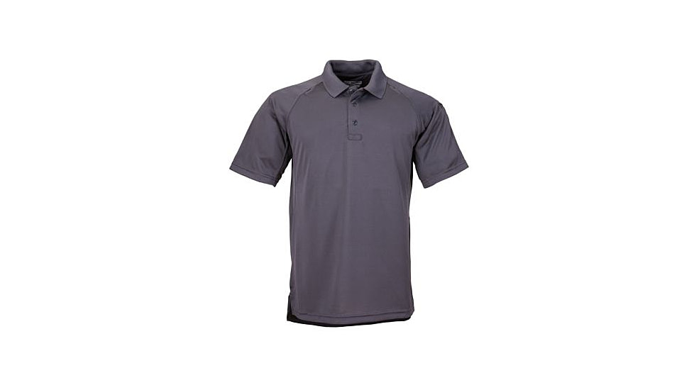 5.11 Tactical Performance Short Sleeve Polo - Men's, Large, Regular, Charcoal, 71049-018-L