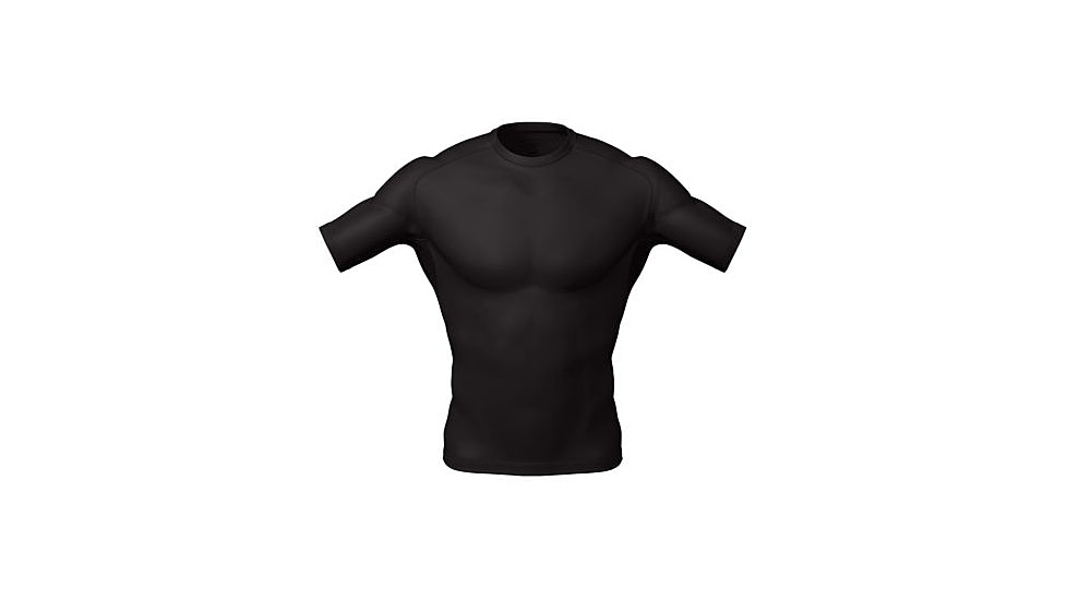5.11 Tactical Tight Crew Short Sleeve Shirt - Men's, 2XL, Black, 40005-019-2XL