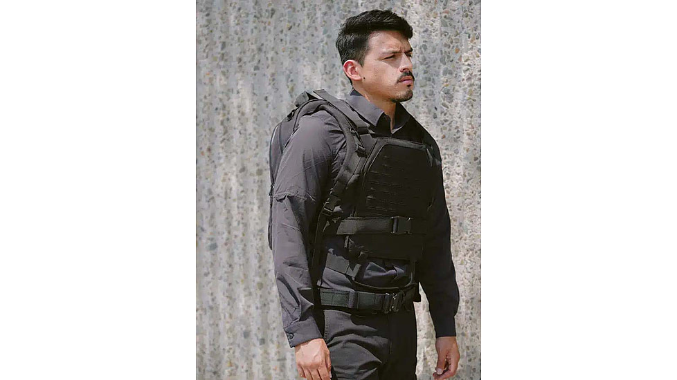 Ace Link Armor Rapid Deploy Backpack, Molle, Black, B-TG-RDB-BLK-ML