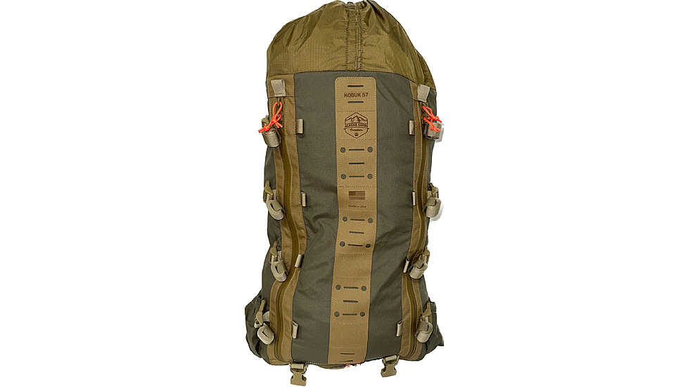 Alaska Guide Creations Kobuk 57 With Kobuk Frame, Ranger Green, 5700 Cubic Inches, KBK57-FRM