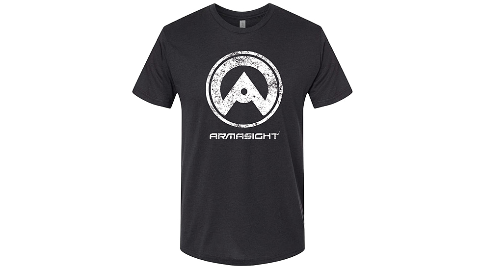 Armasight Vintage Logo T-Shirt, Graphite Black, Large, AATSVINLXX