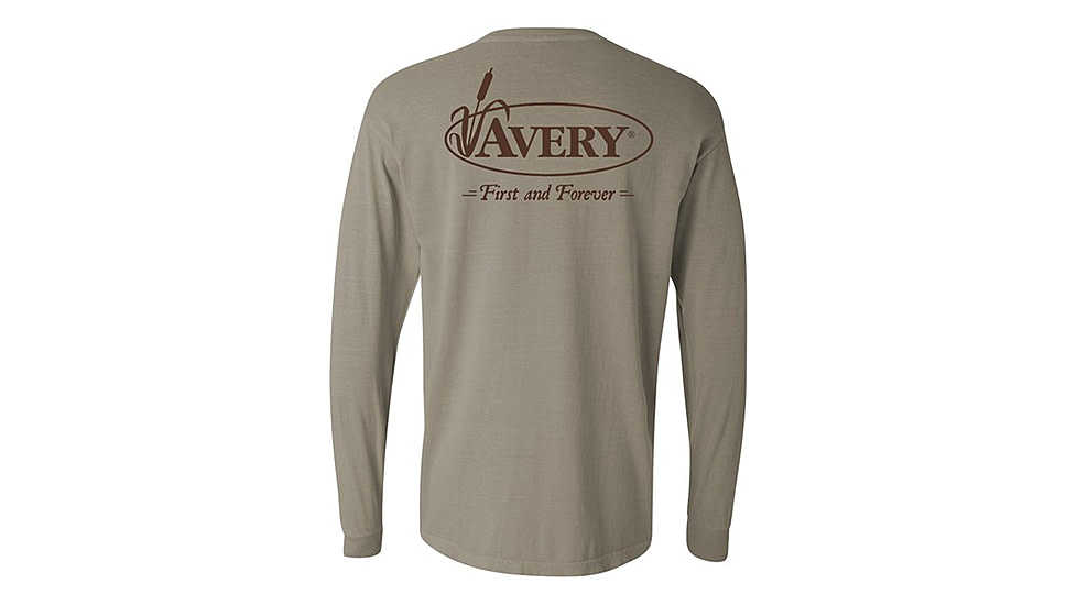 Avery Outdoors Avery Signature Long Sleeve Tee - Men's, Khaki, XL 43228
