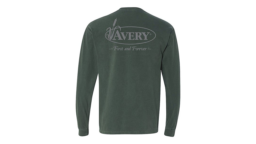 Avery Outdoors Avery Signature Long Sleeve Tee - Men's, Blue Spruce, Small 43230