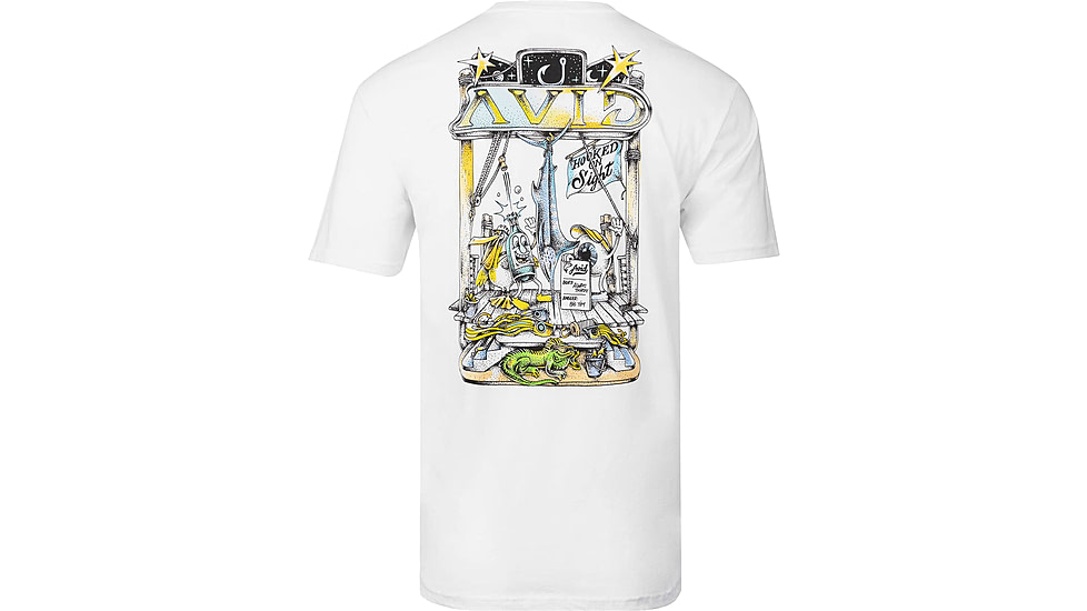 AVID Sportswear Cosmic Docktales T-Shirt - Mens, White, Large, MT32420WHTLG