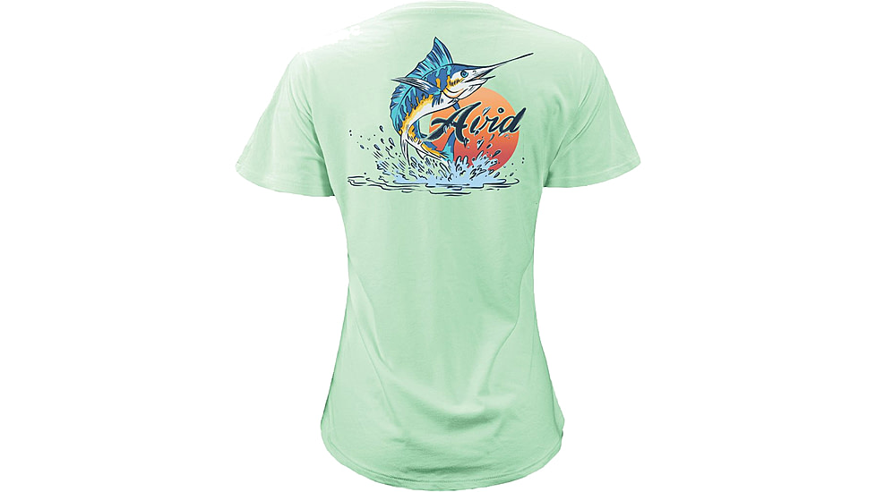 AVID Sportswear Early Bird T-Shirt - Womens, Mint, Extra Small, WT12305MNTXS