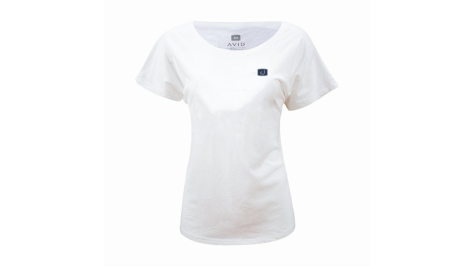 AVID Sportswear Early Bird T-Shirt - Womens, White, Medium, WT12305WHTMD