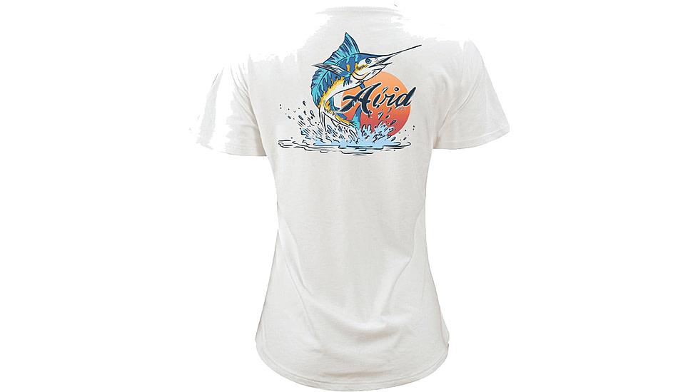 AVID Sportswear Early Bird T-Shirt - Womens, White, Medium, WT12305WHTMD