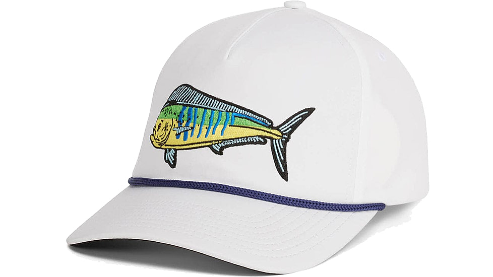 AVID Sportswear Gamefish Retro Camper Hat - Mens, White, One Size, MH12418WHTOS