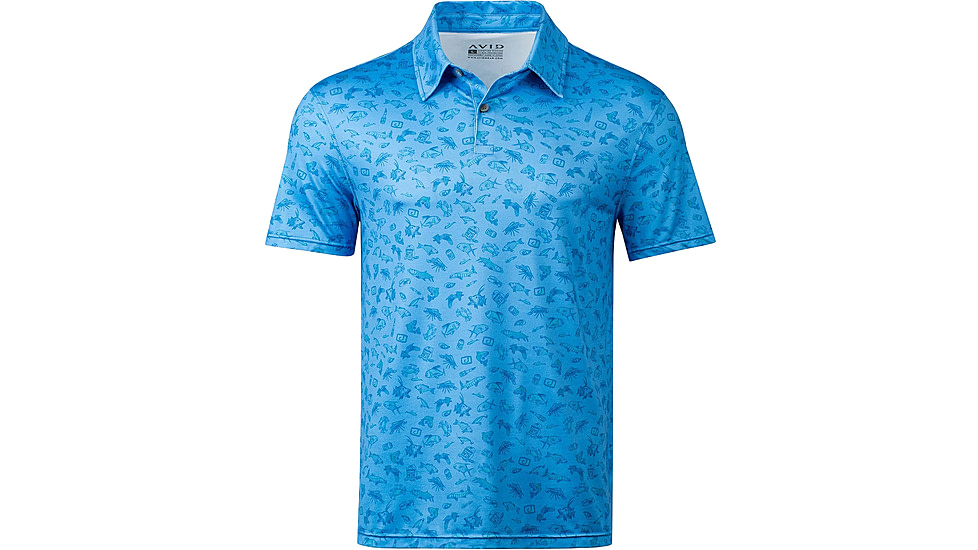 AVID Sportswear Inshore Pacifico Polo - Mens, Sky, Large, MK32413SKYLG