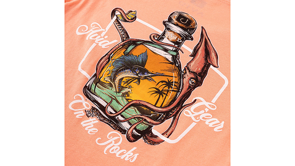 AVID Sportswear Squid Row T-Shirt - Womens, Light Orange, Large, WT12400LORLG