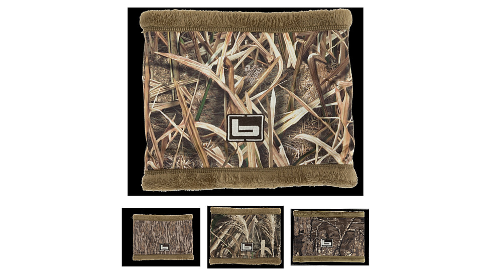 Banded Double Layer Neck Gaiter - Men's, Blades, Bottomland, Max 5, Timber