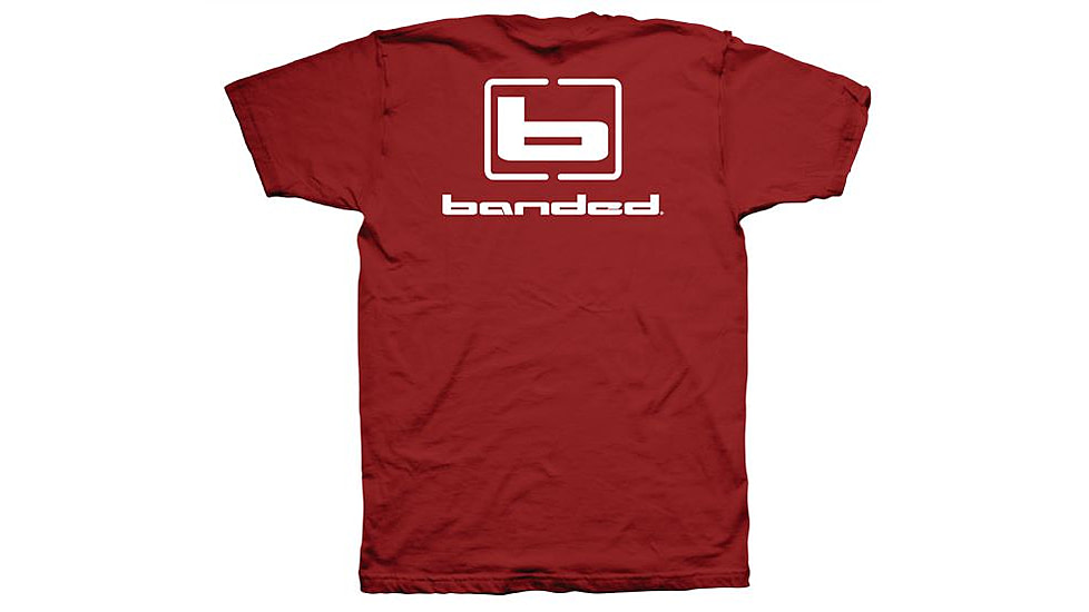 Banded Flyin' Colors Short Sleeve Tee - Men's, Cardinal, XL B06908