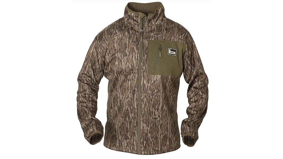 Banded Full Zip Mid Layer Fleece Jacket - Men's, Bottomland, Medium B1010008-BL-M
