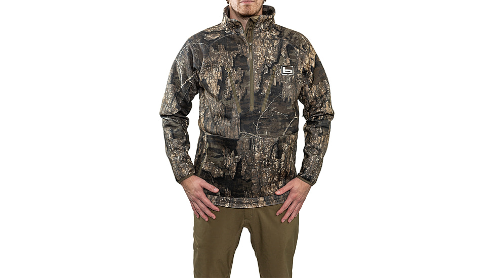 Banded Heavy Tec Fleece 1/2 Zip Pullover - Mens, Timber, 3XL, B1010026-TM-3XL