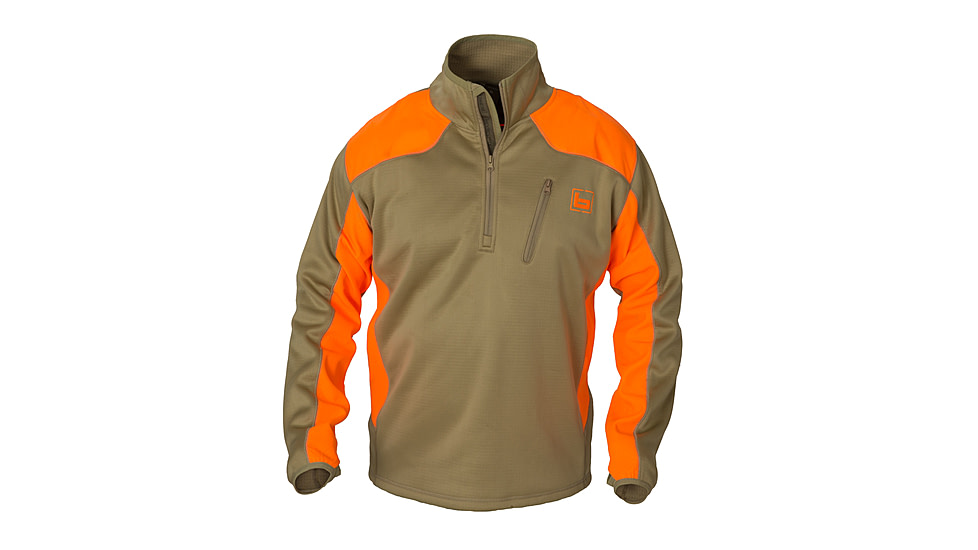 Banded Softshell Pullover - Mens, Blaze Orange, 2XL, B1010022-BLZ-2XL