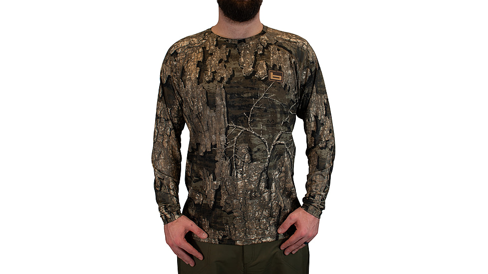 Banded Tech Stalker Mock Shirt - Mens, Timber, Extra Large, B1030010-TM-XL