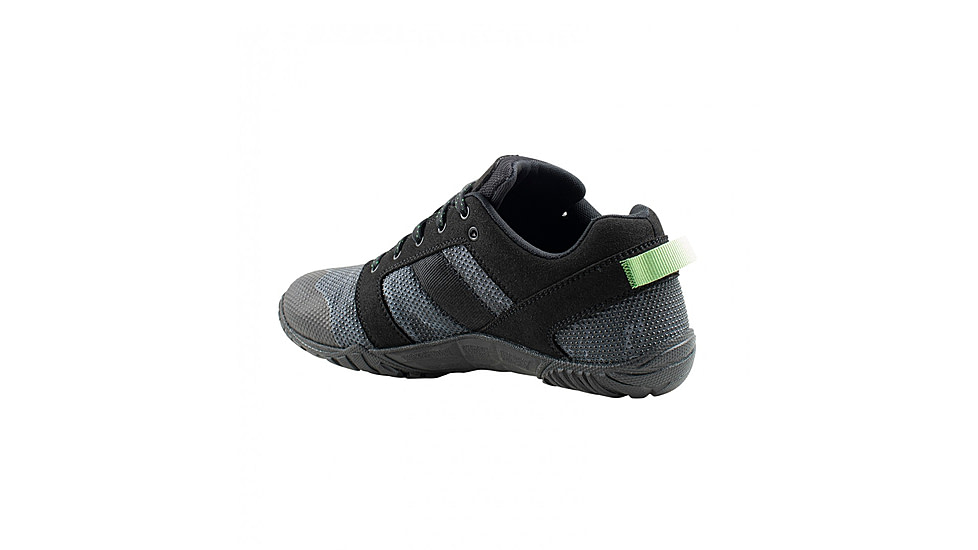 Belleville Low-Cut Mini-Mil Barefoot Activity Shoes w/Camo Superfabric - Mens, Black/Mint Green Accents, 9.5 US/Regular, MM001 095R