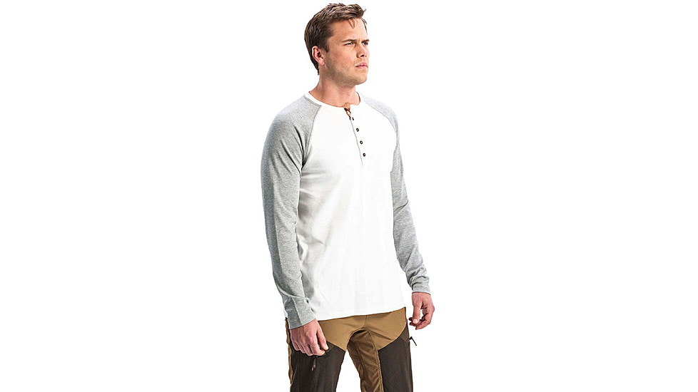 Beretta SCOUT PERFORMANCE HENLEY WHT/GRY MEL XL 104B9E0F