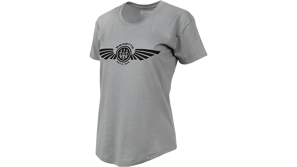 Beretta Dea Wings T-Shirt - Womens, Stone Heather, Small, TS110T1890096BS