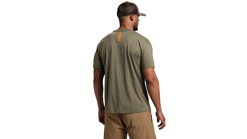 Beretta Hardlines T-Shirt - Men's, Short Sleeve, Heather Mil Green, 2XL, TS219T189007AUXXL