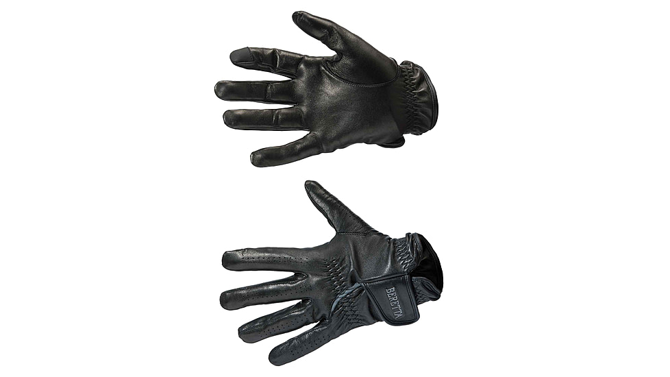 Beretta Leather Shooting Gloves - Men's, Black/Grey, 2XL, GL013L01060903XXL