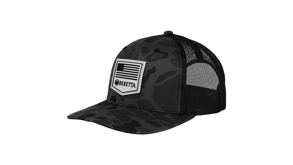 Beretta PM Trucker Hat - Men's, Black Duck Camo, One Size, BC048T1675085Q