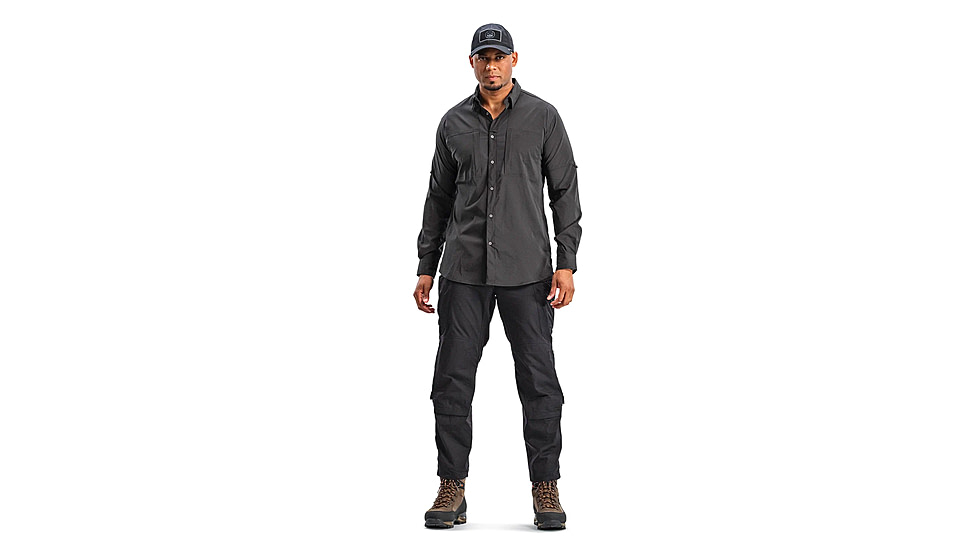 Beretta TKAD Flex Shirt - Mens, Long Sleeve, Black, Extra Large, LU931T23340999XL